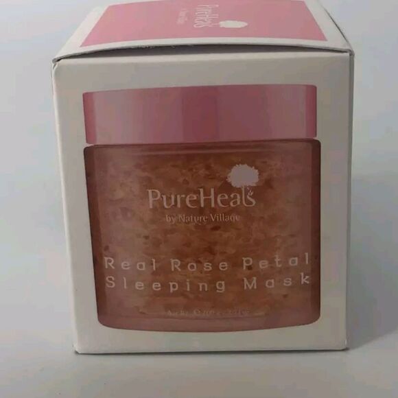 PureHeals Real Rose Sleeping Mask New in Original Box Large 100gm size - Picture 2 of 6